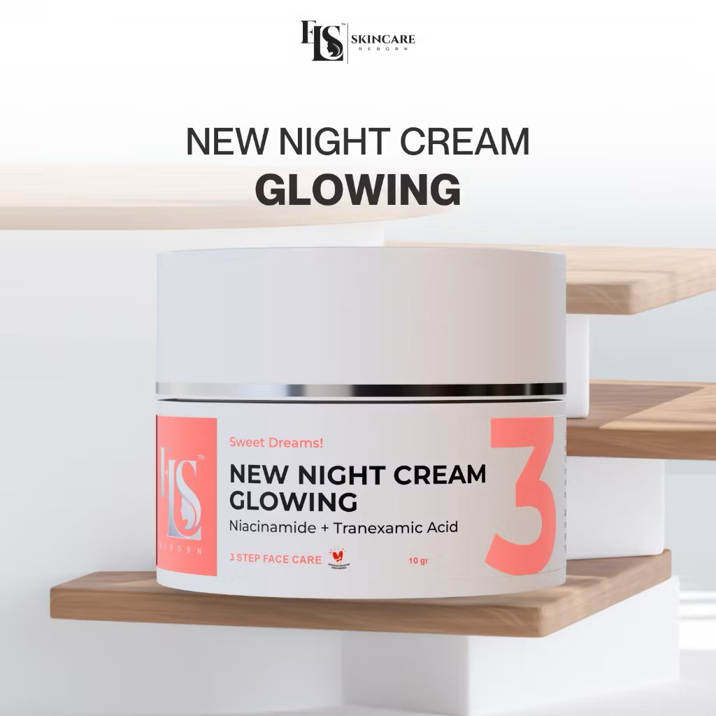 New glowing NIGHT cream cream glowing cream malam glowing
