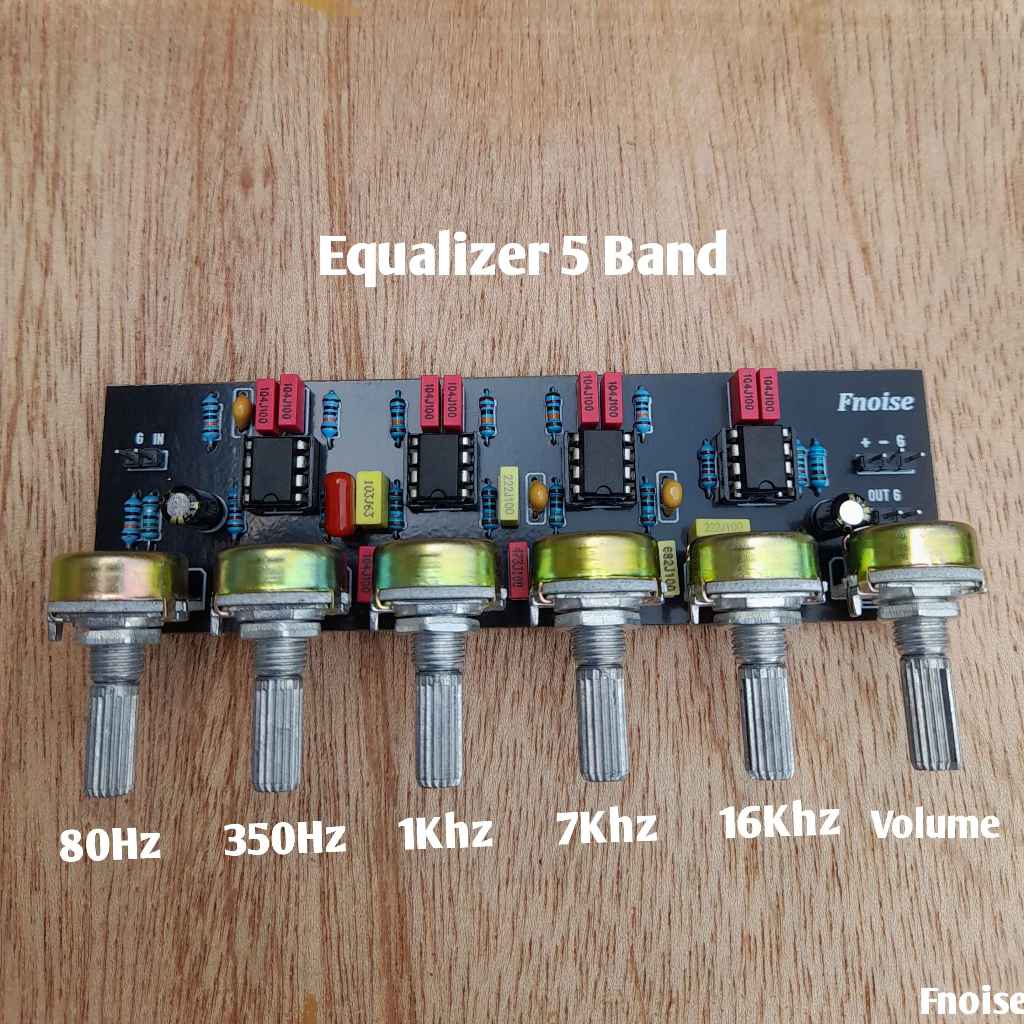 Kit Equalizer 5 Band
