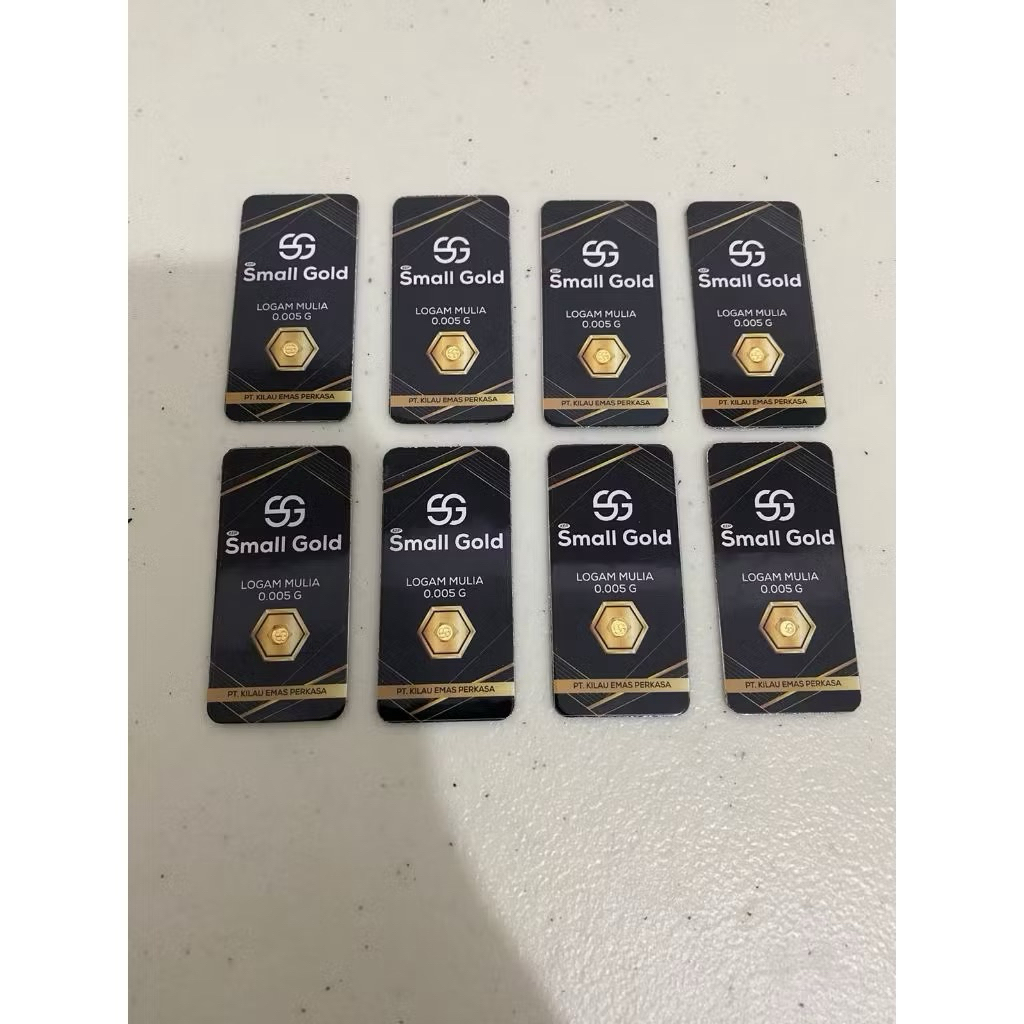 baby gold 0,005gram investasi emas souvenir emas