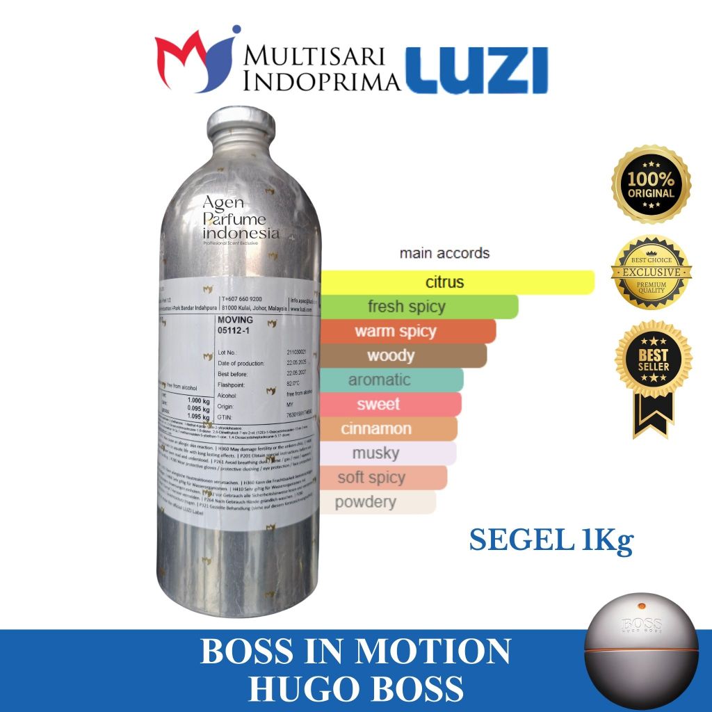BOSS IN MOTION HUGOH BOSS By LUZI Segel 1Kg