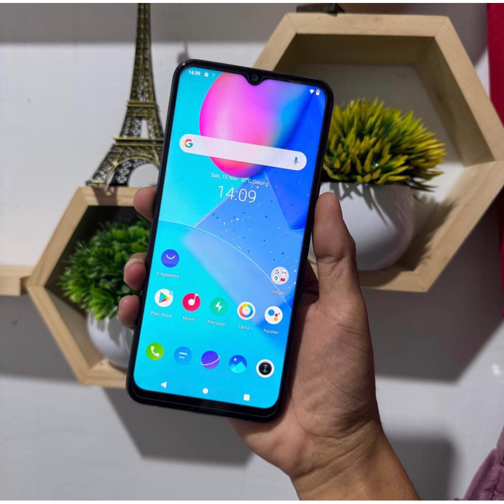 Vivo Y12S handphone second kondisi normal semuanya siap pake ram 3/32 handphone second berkualitas
