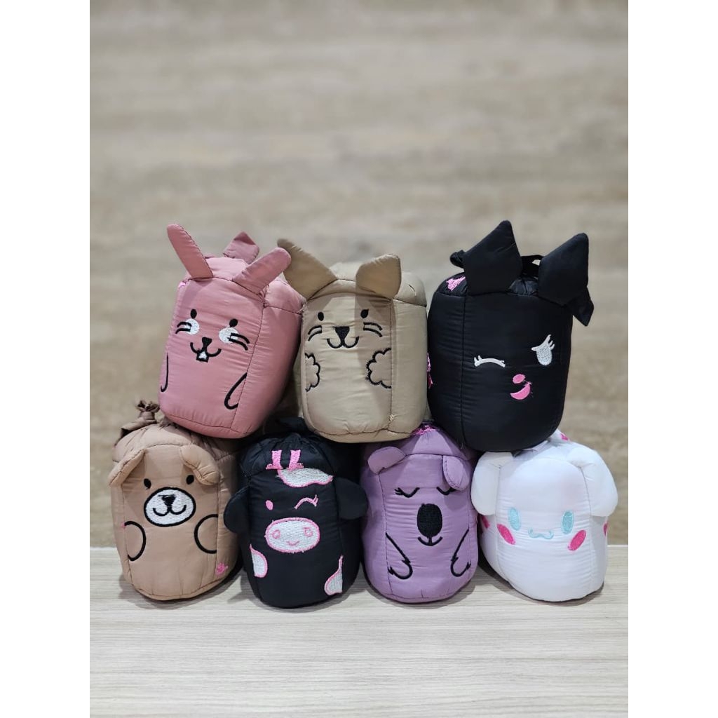 mukena traveling anak / mukena traveling anak tas lucu