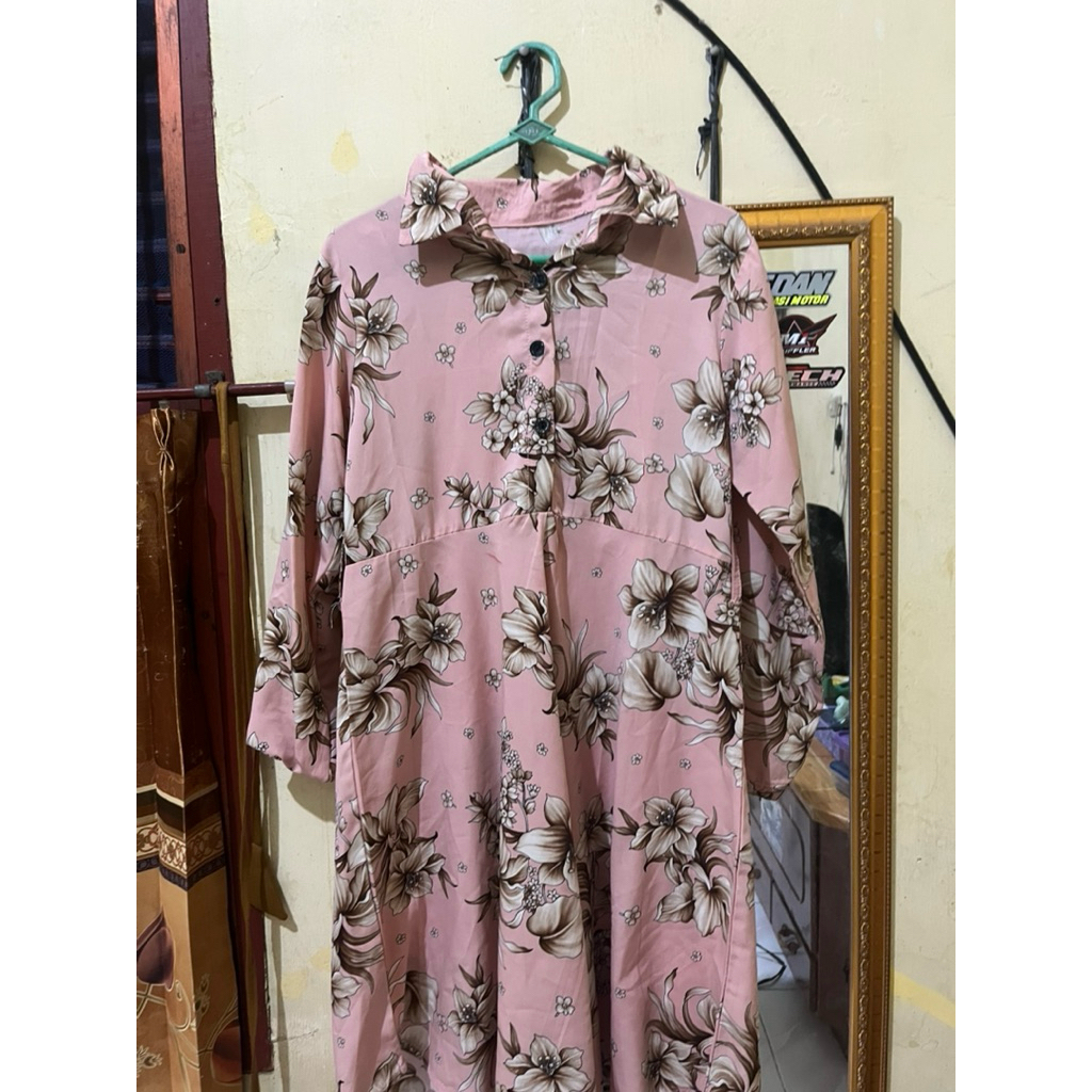 preloved tunik bunga