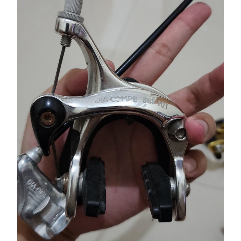 U brake + adaptor + lever diacompe > untuk fork classic njs