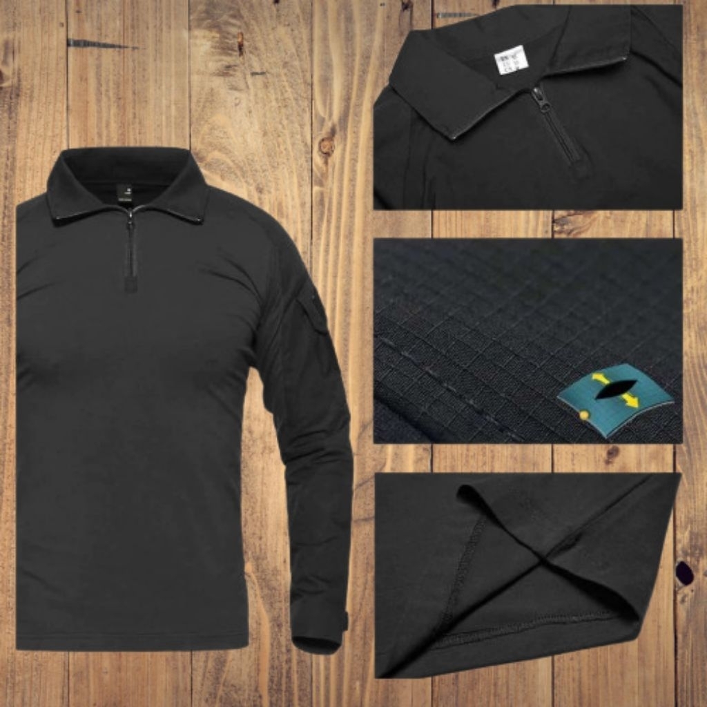 Kaos BDU Polos Military Style Combed + Ripstop TR