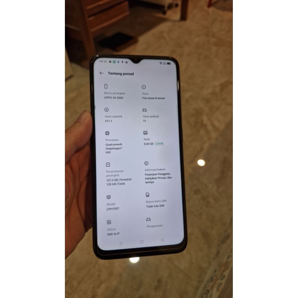 Oppo A9 2020 Second milik Pribadi