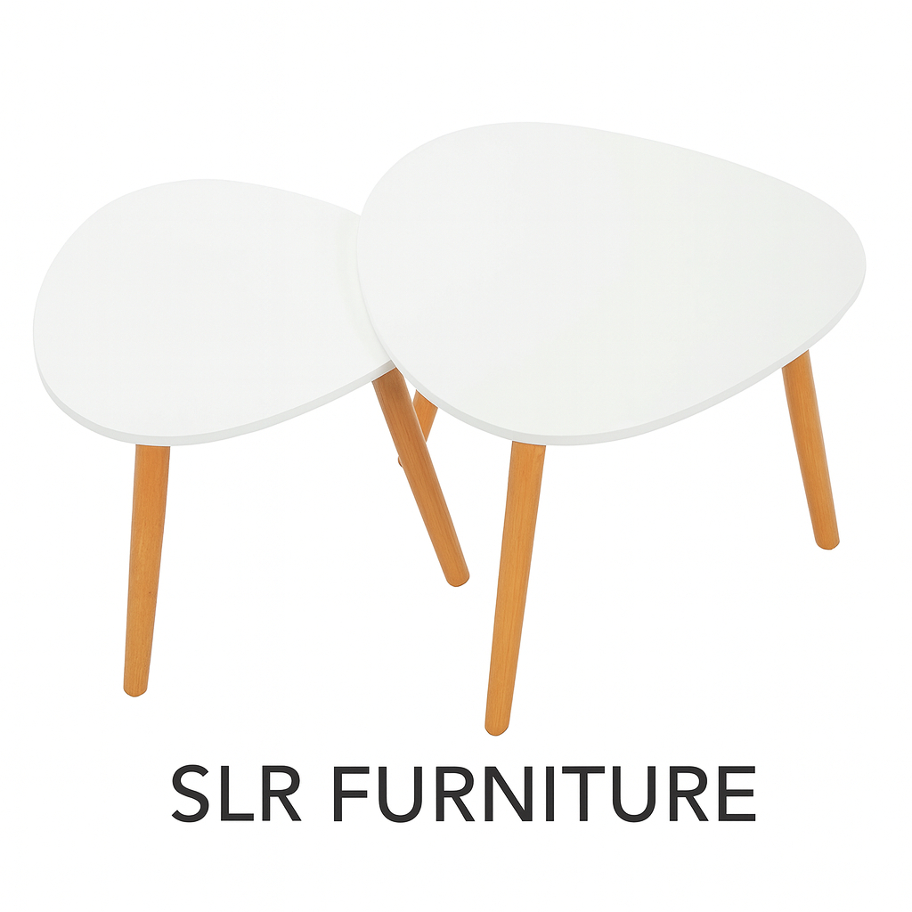 PROMO Dapat 2pcs Meja Tamu Minimalis segitiga Coffee table Kopi Beside Table Murah meja serbaguna me