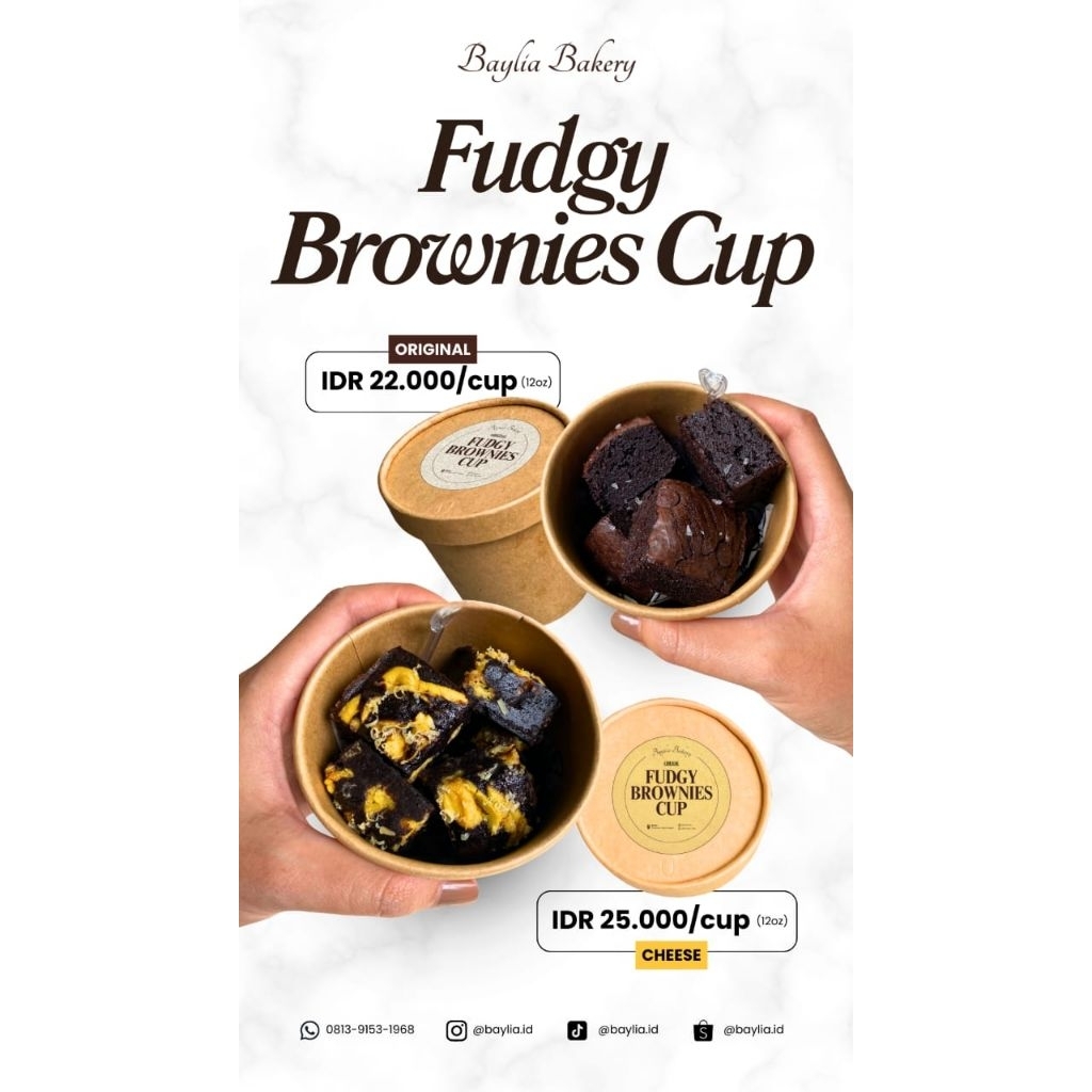 Baylia Fudgy Brownies Mini Size