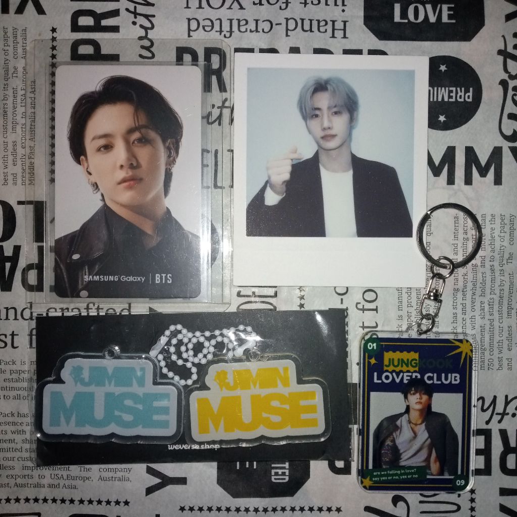 Photocard jungkook samsung latin / pc jungkook samsung latin official