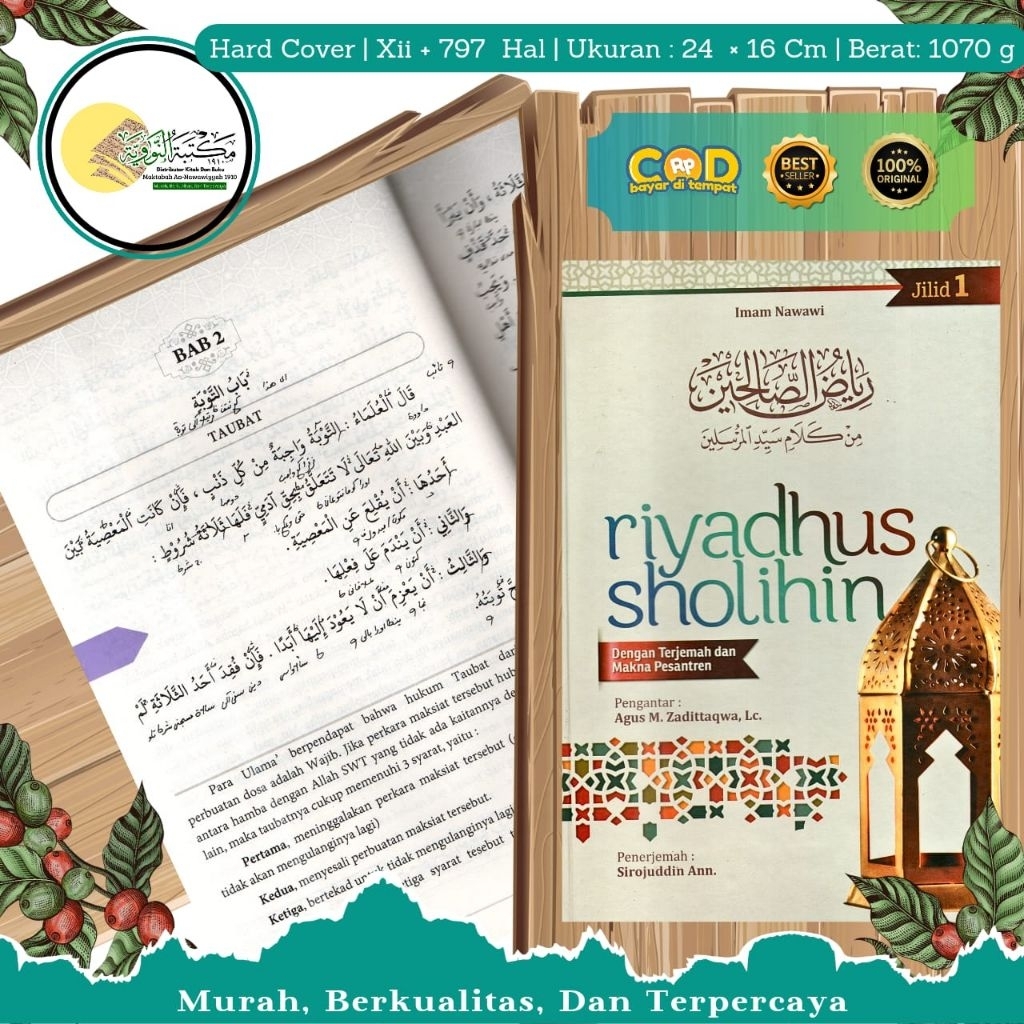 Terjemah Riyadhus Sholihin Jilid 1 Dilengkapi Dengan Makna Pesantren