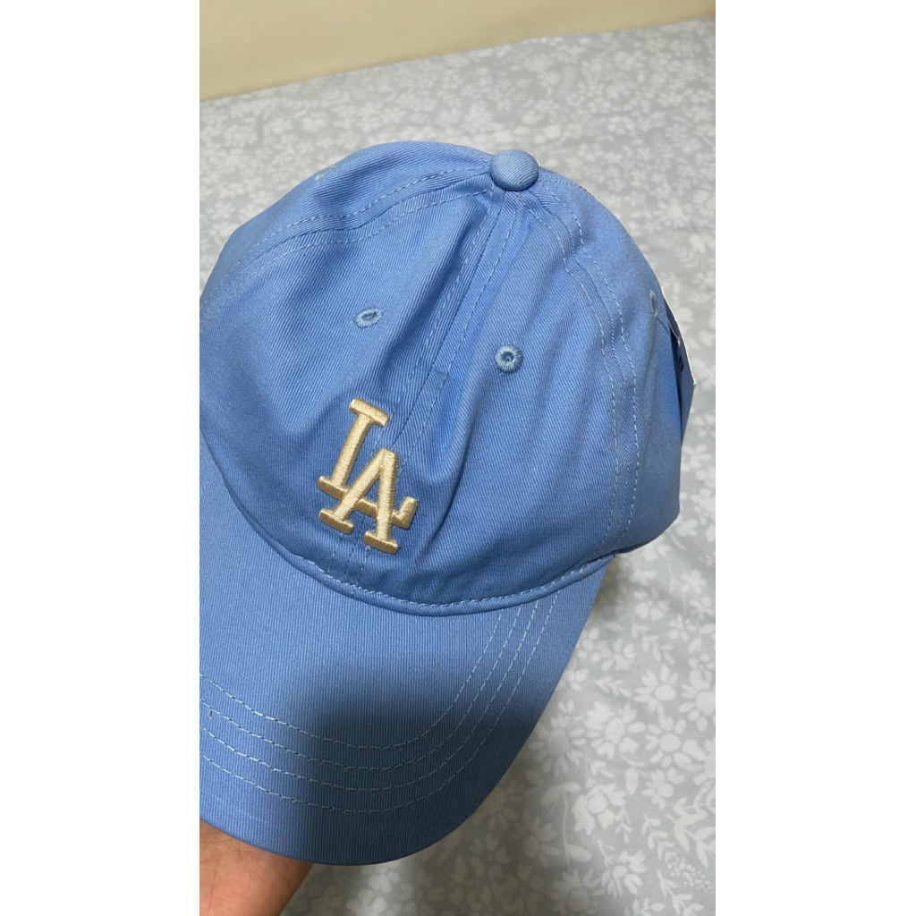 topi wanita mlb blueH