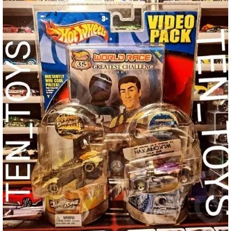 HotWheels Beat That Acceleracers World Race Highway 35 World Race DVD 2 Packs Krazy 8s & Power Pipes