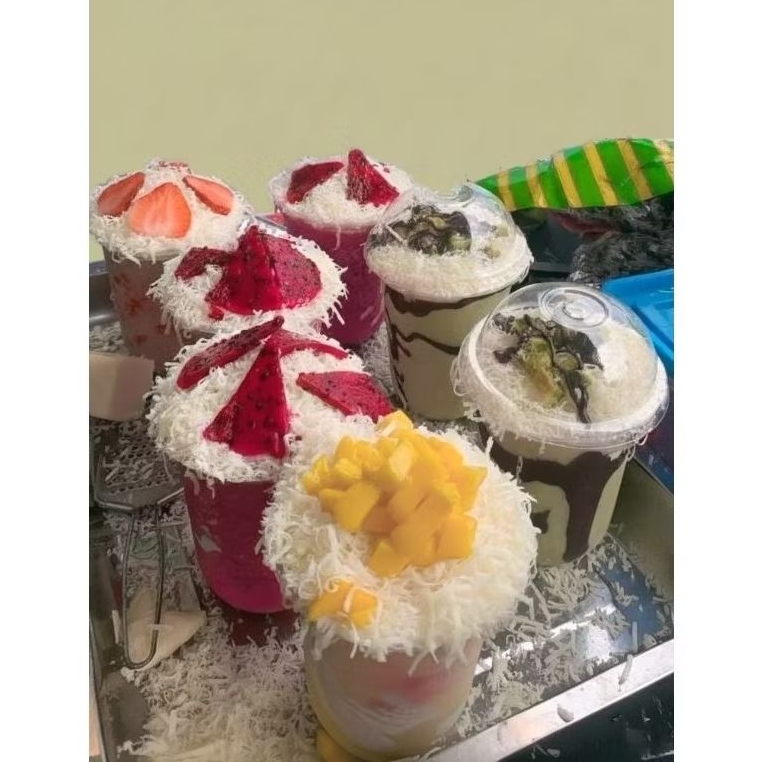 smoothies mangga dan buah naga