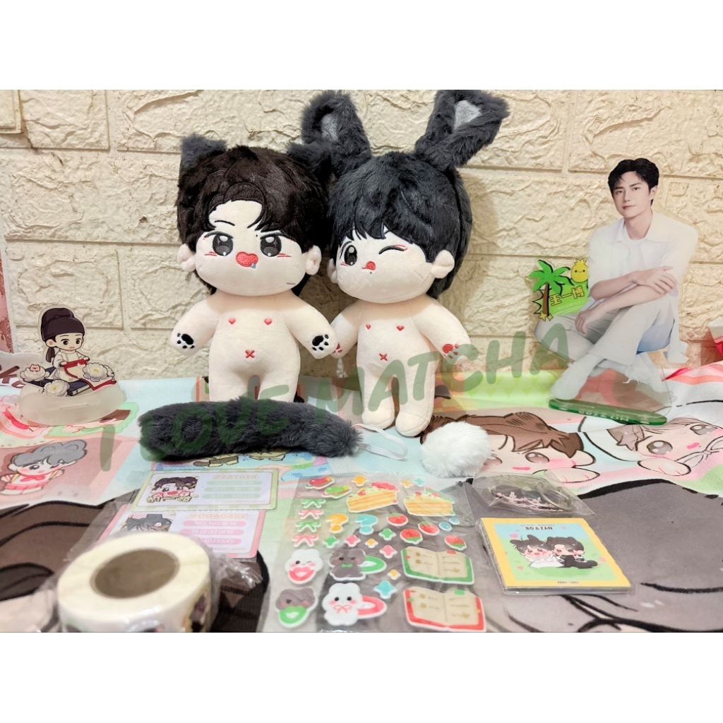 Wang Yibo Xiao Zhan bjyx 20cm naked doll
