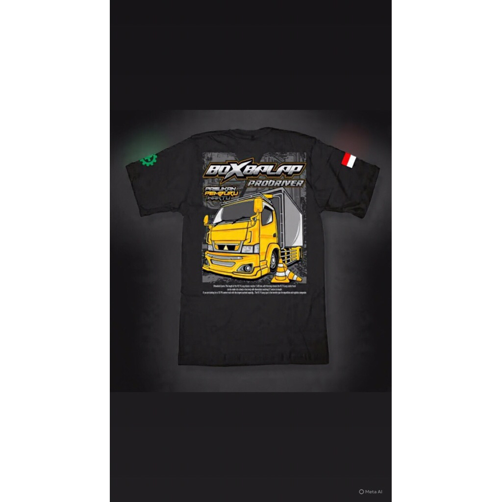 Kaos truk Box Cotton 24s keren