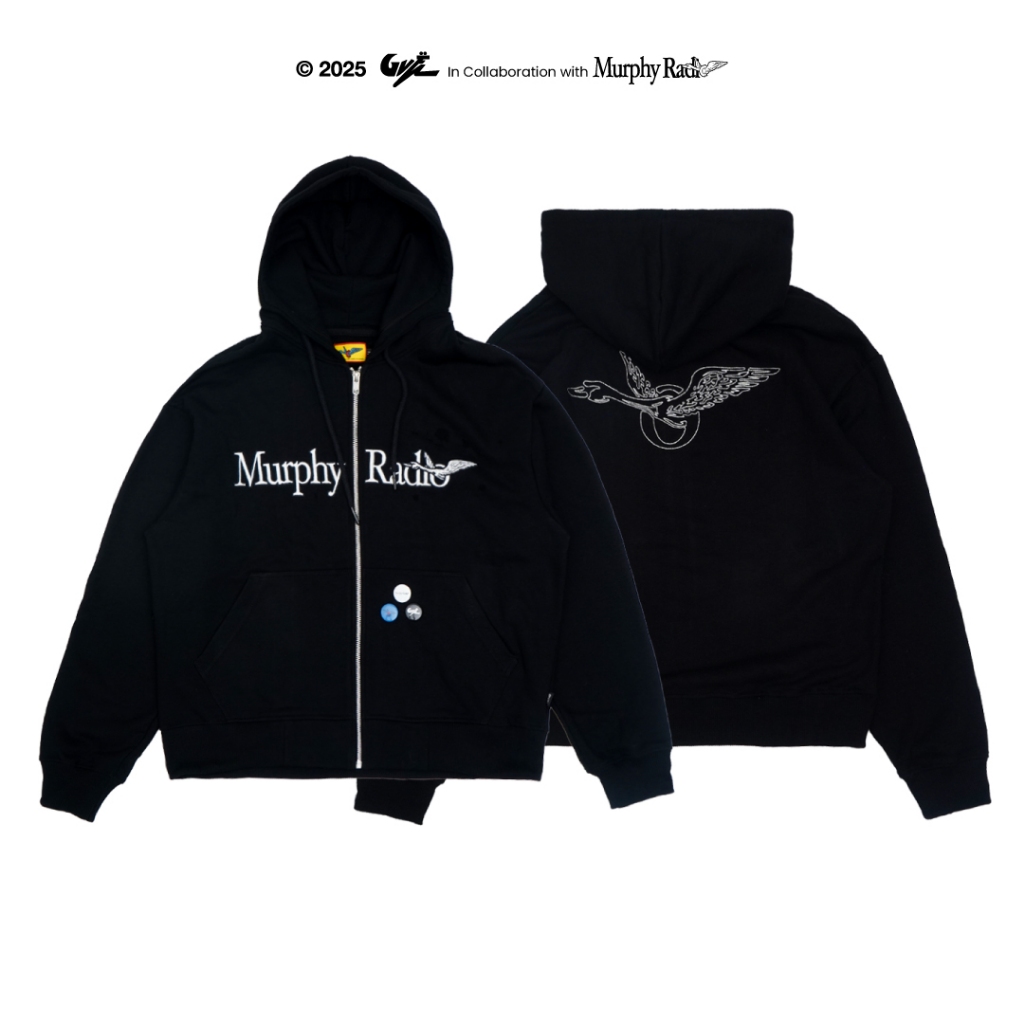 GVFI X Murphy Radio Trenches Zipper Hoodie