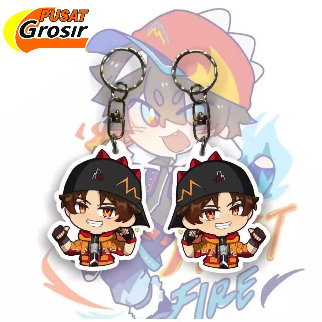 Gantungan Kunci Akrilik Boboiboy / Keychain Acrilic Boboiboy