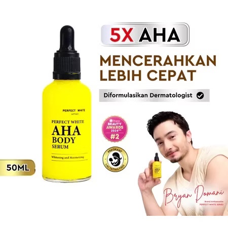 Cometic_medan - AHA BODY SERUM WHITENING BOOSTER (50ml) dan (60ml) / AHA WHITENING BODY SERUM ORIGIN