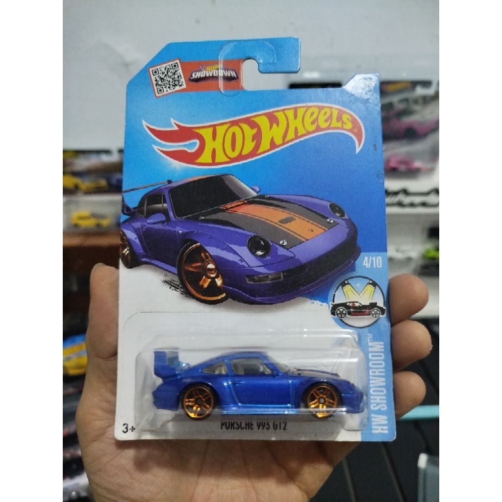 Hotwheels porsche 993 gt2 ungu