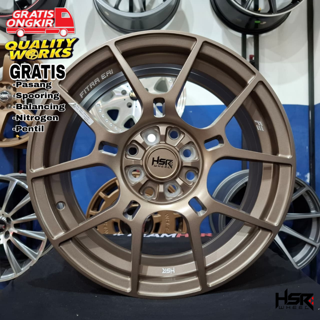 Velg Mobil Ignis Sigra Calya Ring 16 Velg Modifikasi HSR Wheel FE06