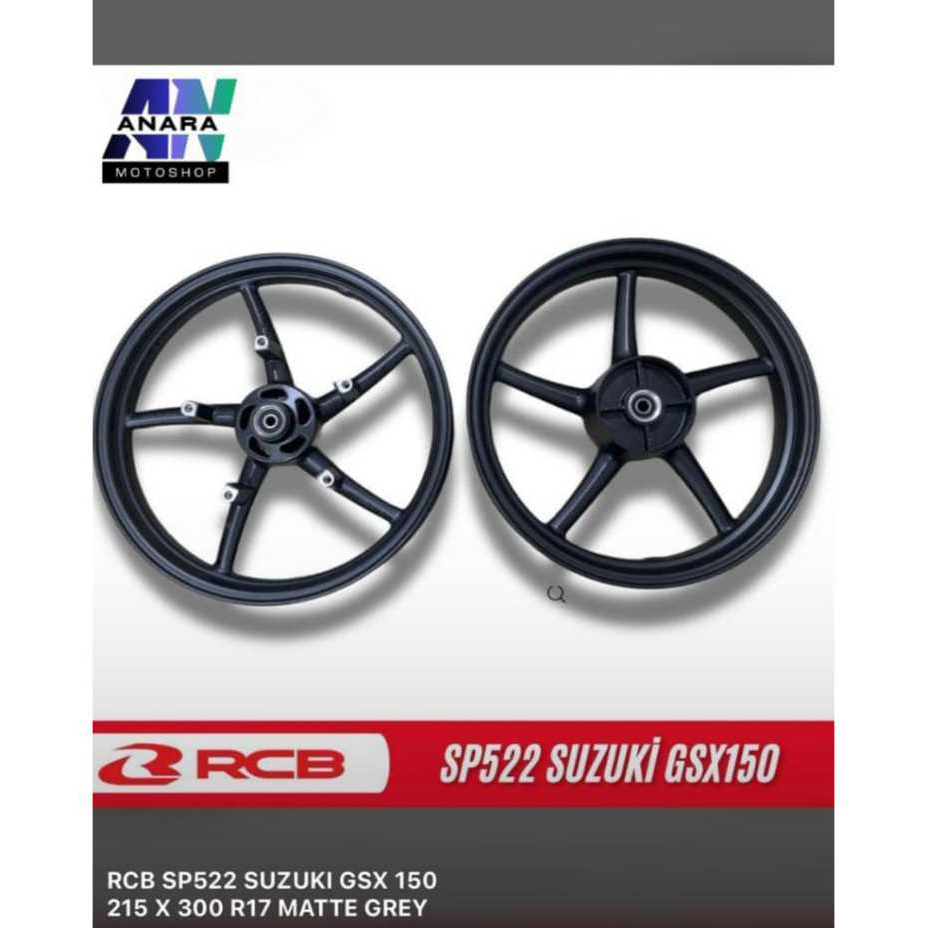 VELG RCB SP522 SUZUKI GSX 150 VELG GSX 150 RCB SP522 2.15 X 3.00 RING 17 MATTE GREY