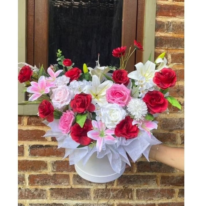 blooming flower artificial | blooming balon, buket balon, welcome balon, opening store, buket pembuk