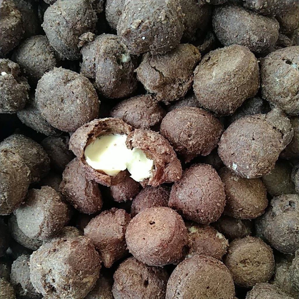 Soes Arjuna Cokelat Vanilla 1/4 Kg (250 gram) | Sus Cokelat Vanila | Soes Kering rasa Cokelat Vanill