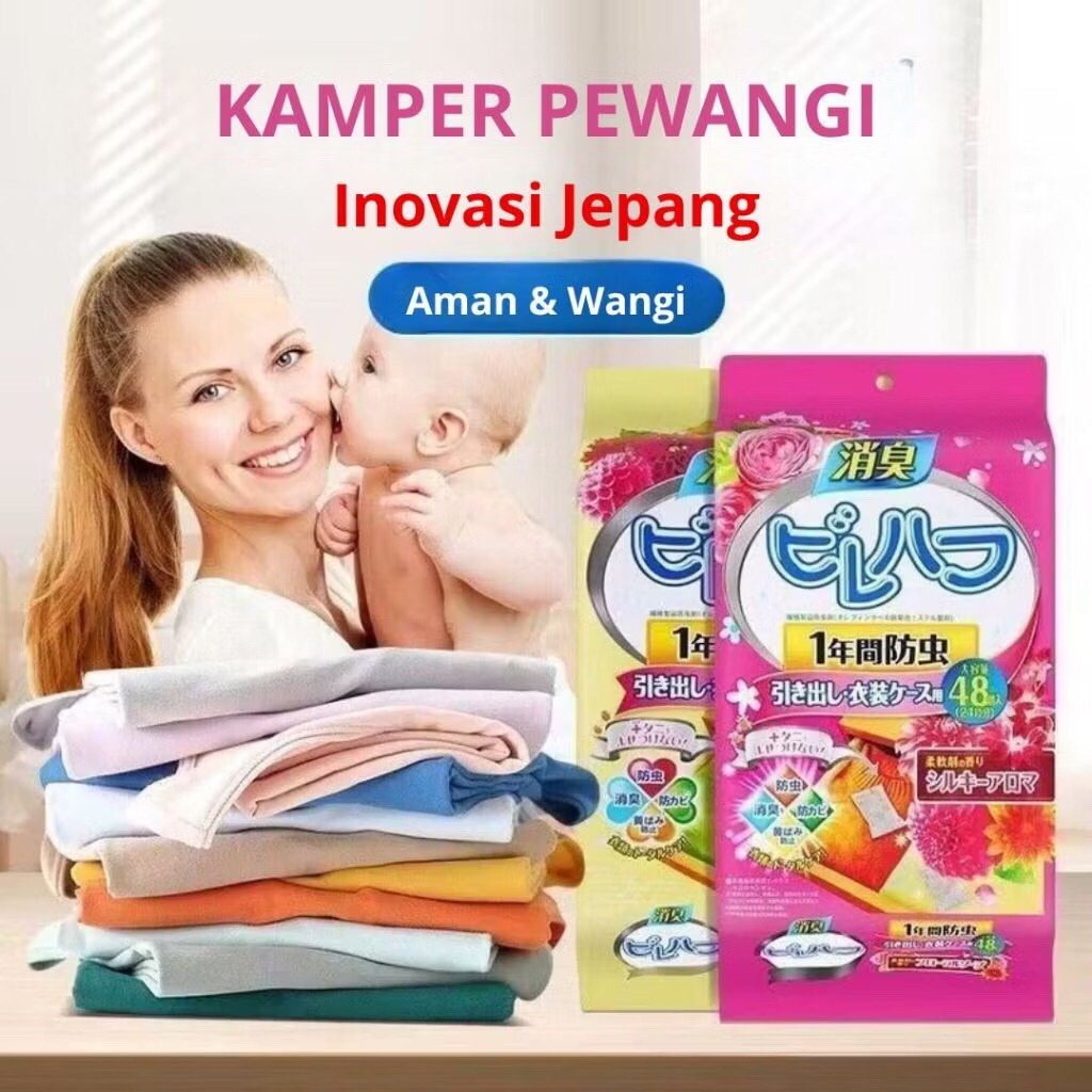 Kamper Lemari Pakaian Organik | Kapur Barus Lemari Baju Pewangi Pakaian Inovasi Jepang / Kamper Peng
