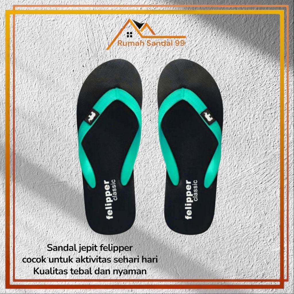 Sandal Jepit Pria distro Casual Terbaru Termurah Keren Viral Trend terlaris kekinian