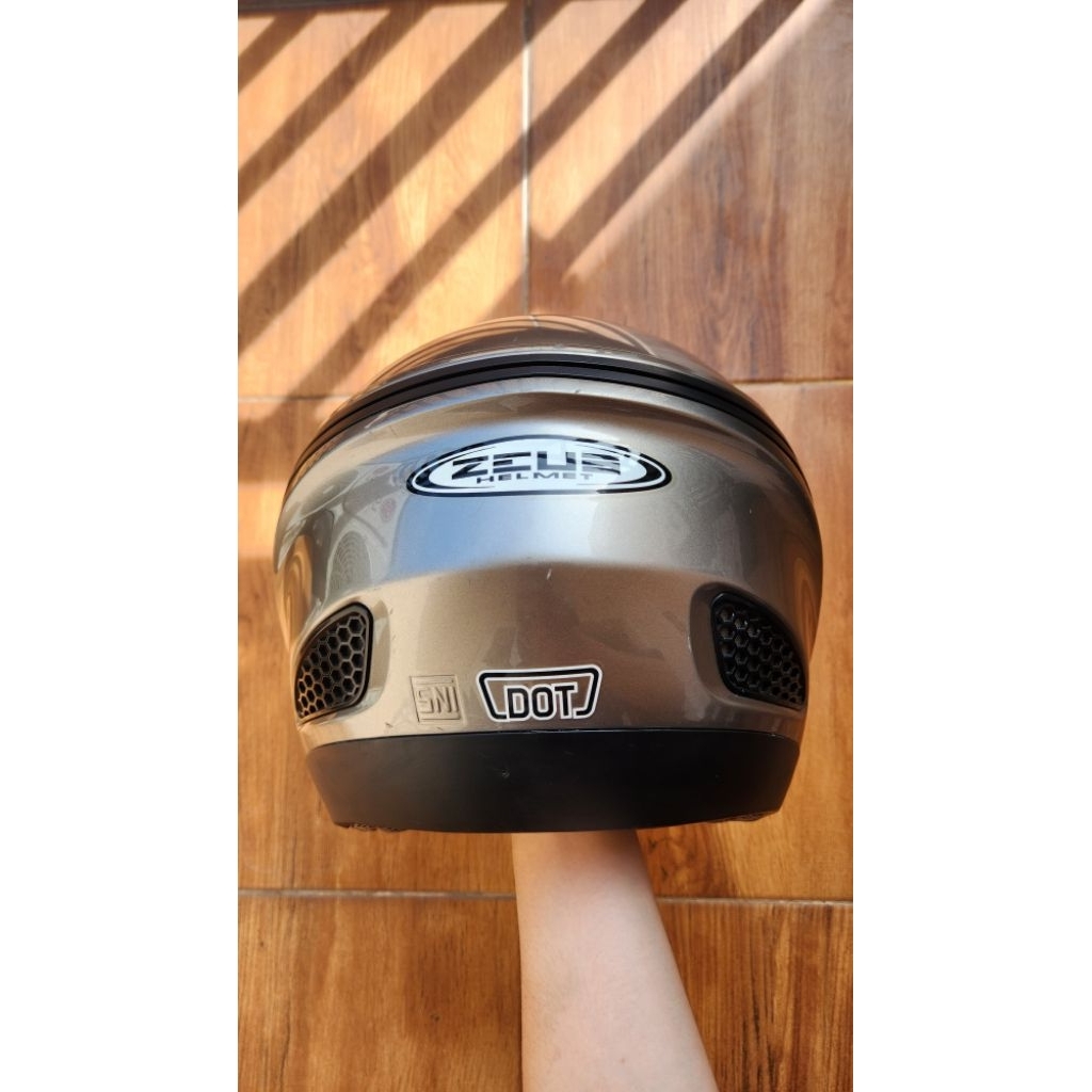 Helm Zeus Zs 610 Dark Silver Size M SECOND