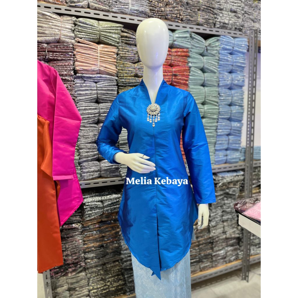 Rohmah Kebaya - Setelan Kebaya Tafeta Tunik Melayu / Kebaya Tafeta Busui jumbo / Kebaya Modern / Keb