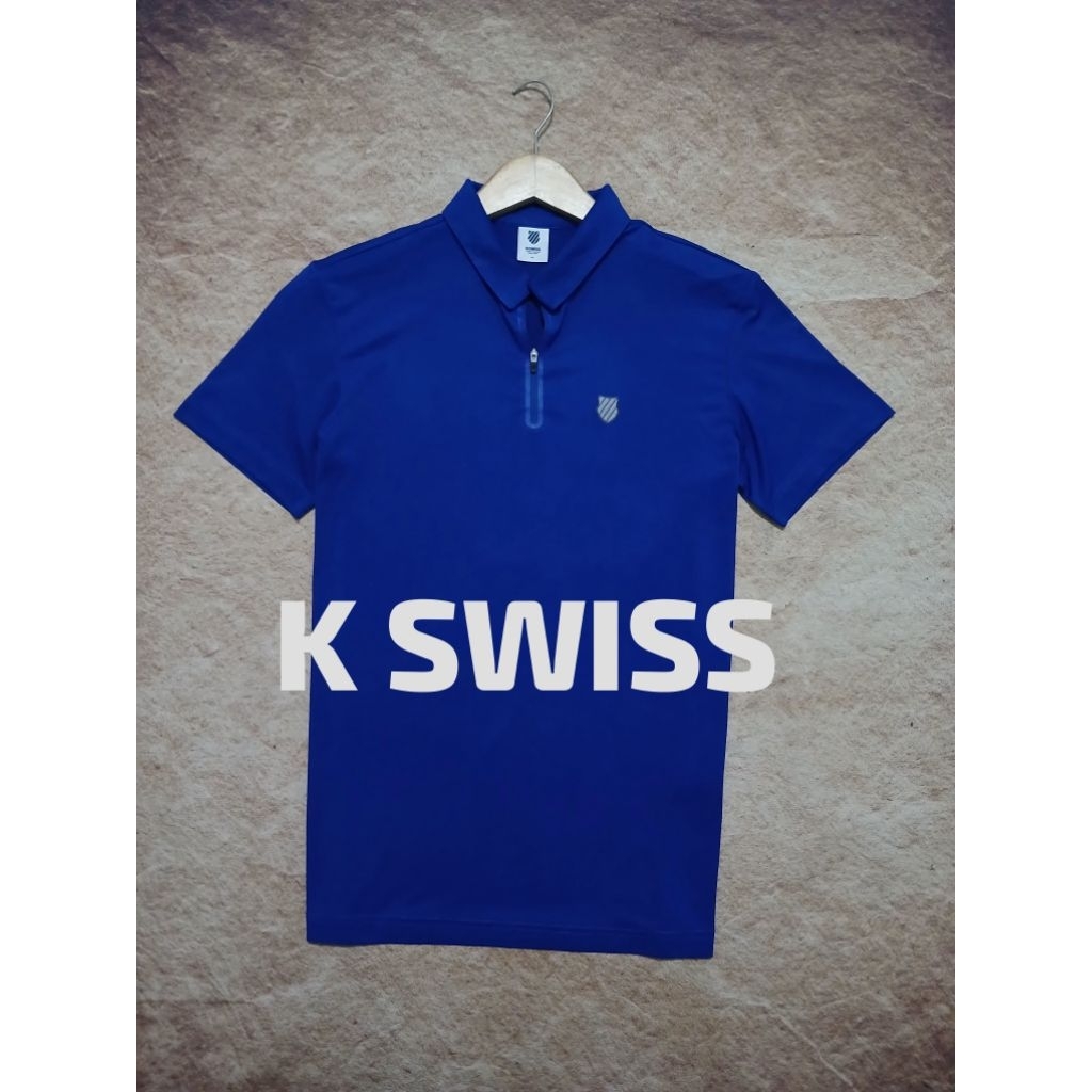 t-shirt polo K SWISS sport bahan adem ngaret recomend