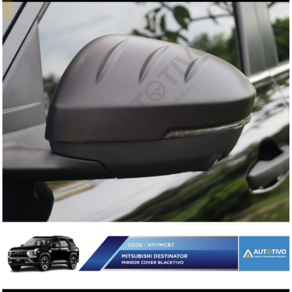 Cover Spion Hitam Doff Mitsubishi Destinator