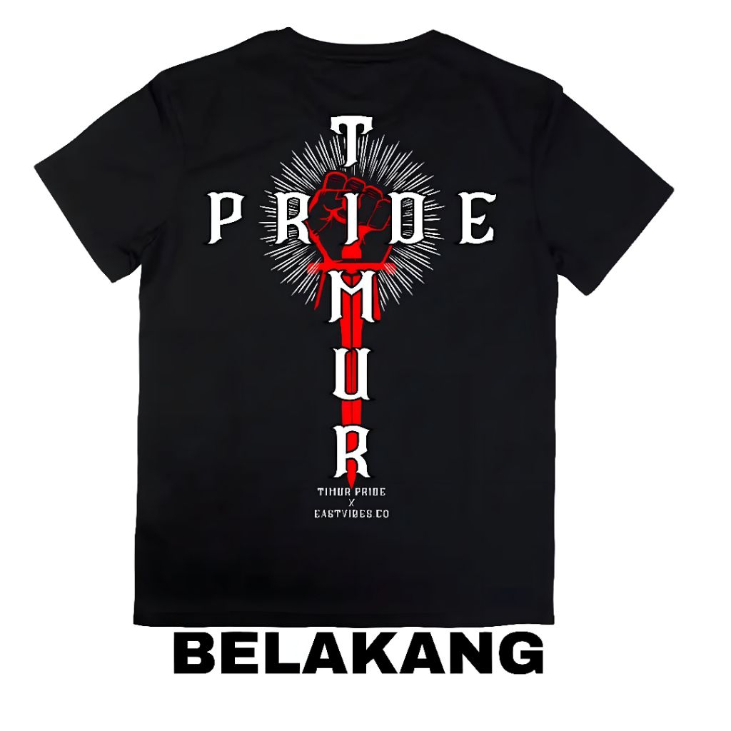 Kaos Timur Pride / Baju Pria Wanita T-Shrit Custom combed 24s