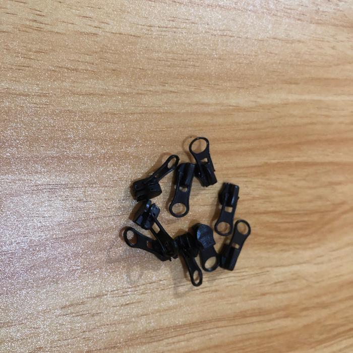 kepala resleting waterproof no.3 terbalik isi 100 pcs