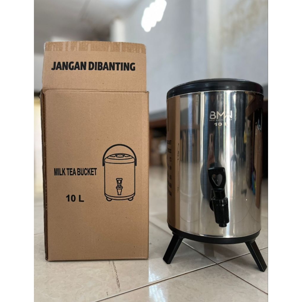 Termos Air Milk Tea Bucket 10 liter dan 12 liter