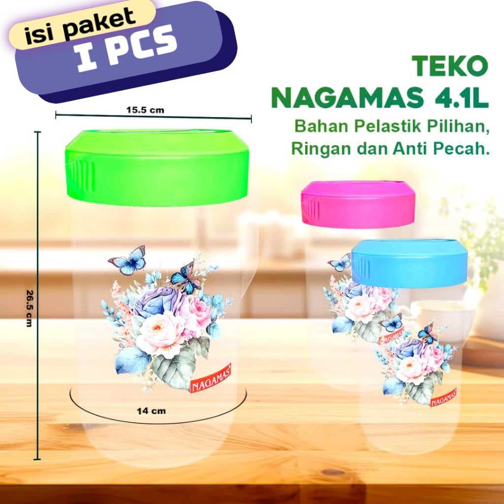 Teko Plastik Air Minum 4,1 Liter NAGAMAS
