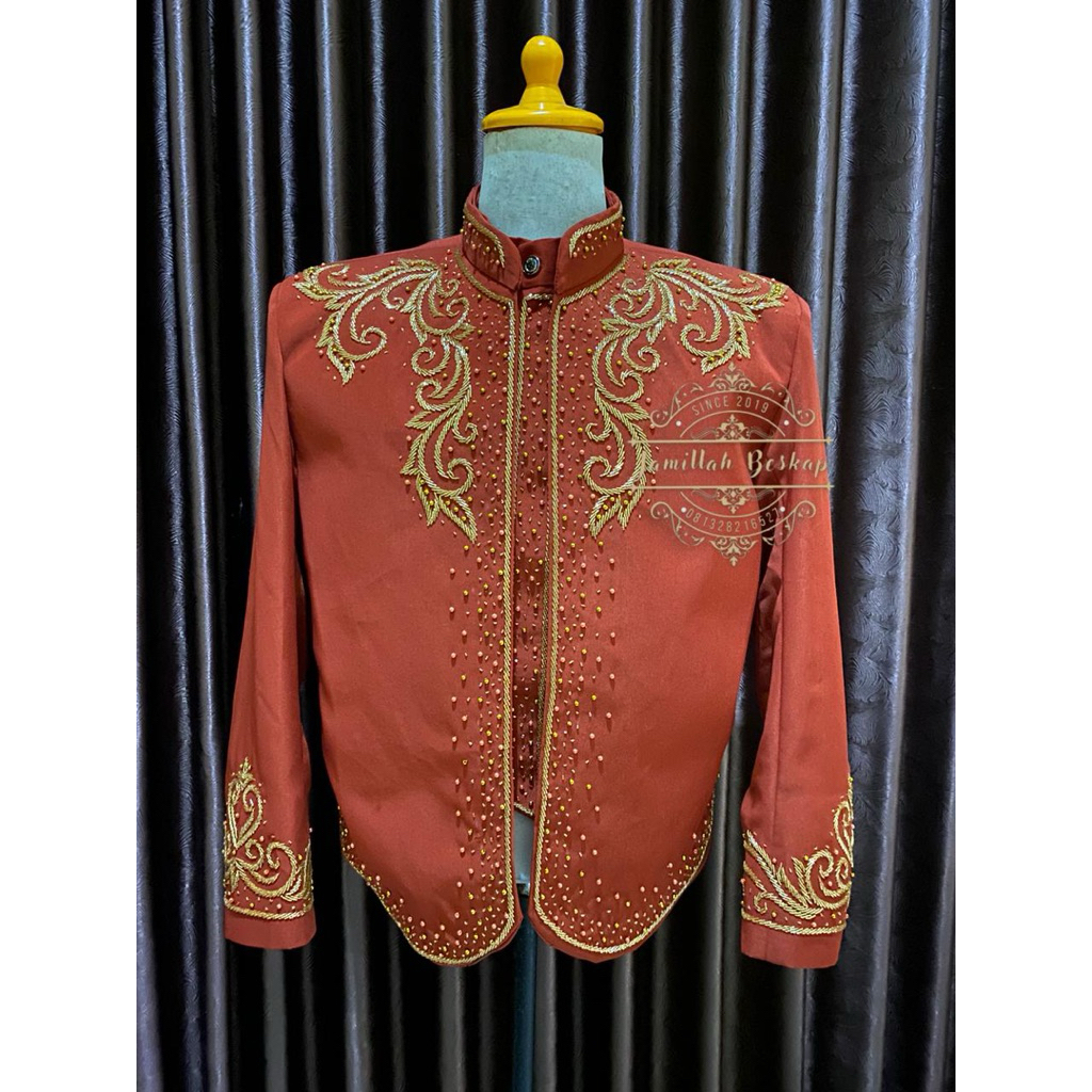 Beskap jawa || Beskap pria || Beskap solo || Beskap teracotta || Beskap bapak besan || Beskap besan