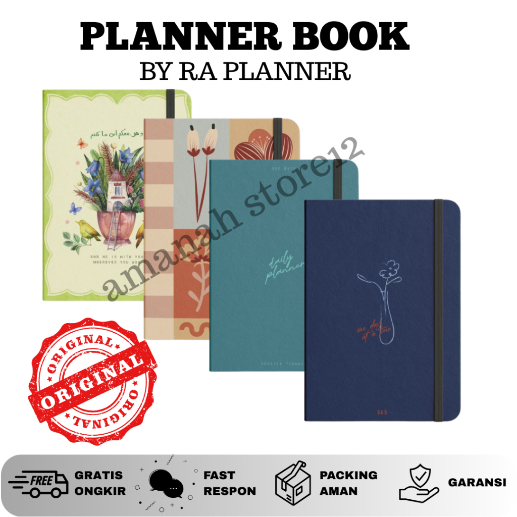 Planner Book 365 By RA Planner - Buku Agenda 365 by RA Planner ORIGINAL