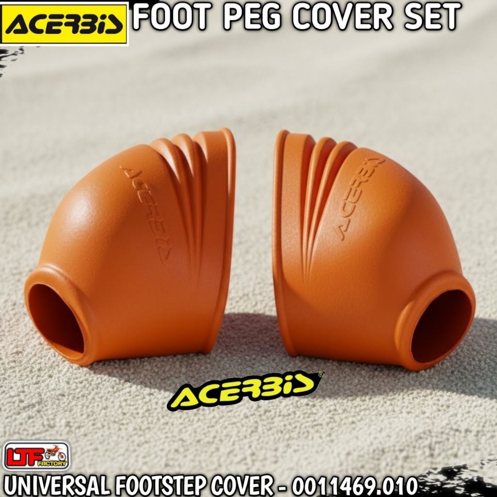 ACERBIS FOOTSTEP RUBBER COVER - KARET PELINDUNG PIJAKAN KAKI SET ADVENTURE TRAIL - ENDURO KOMPETISI 