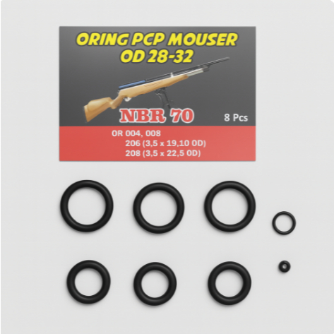 COD(BAYAR DITEMPAT) Seal oring set mouser od 28-32 NBR70