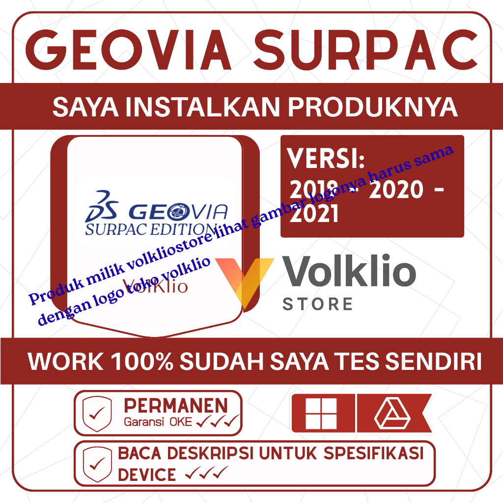 Geovia Surpac Software Untuk Pertambangan + Windows - Link Drivs (Bonus IDM Original Lifetime)