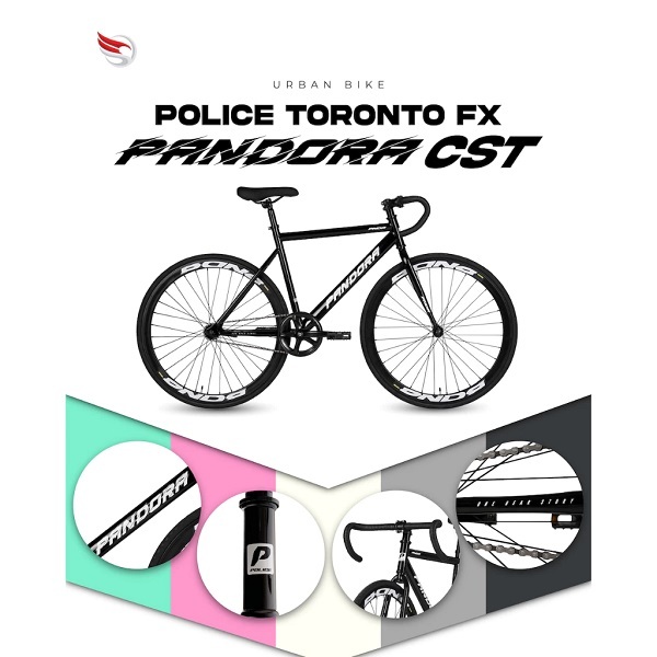 Element Fixie Police Toronto Pandora CST 700C