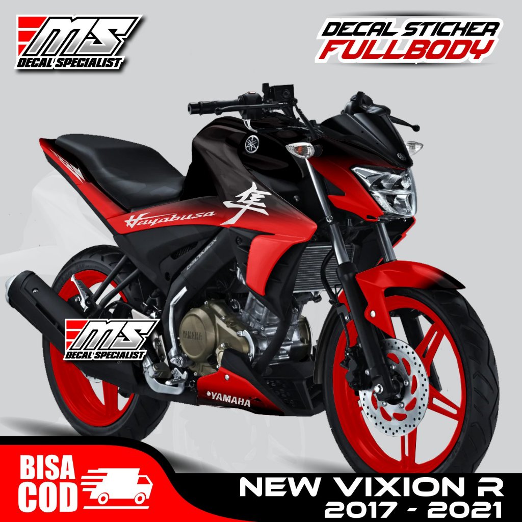 ****BISA COD DECAL Sticker Variasi Full Body Yamaha VIXION R 2017-2020 GRADASI