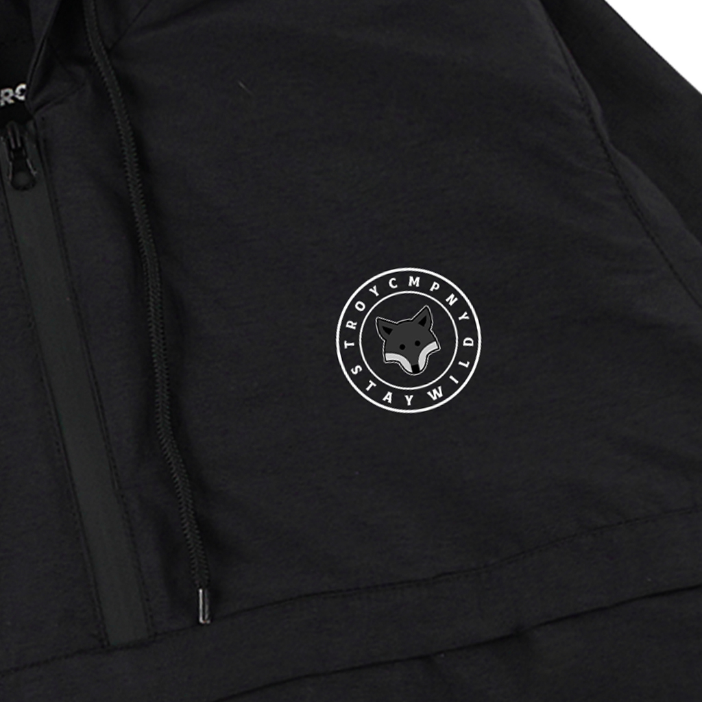 Troy Company Jacket Cagoule Black Foxy - Jaket Cagoule Hitam JCG 3441