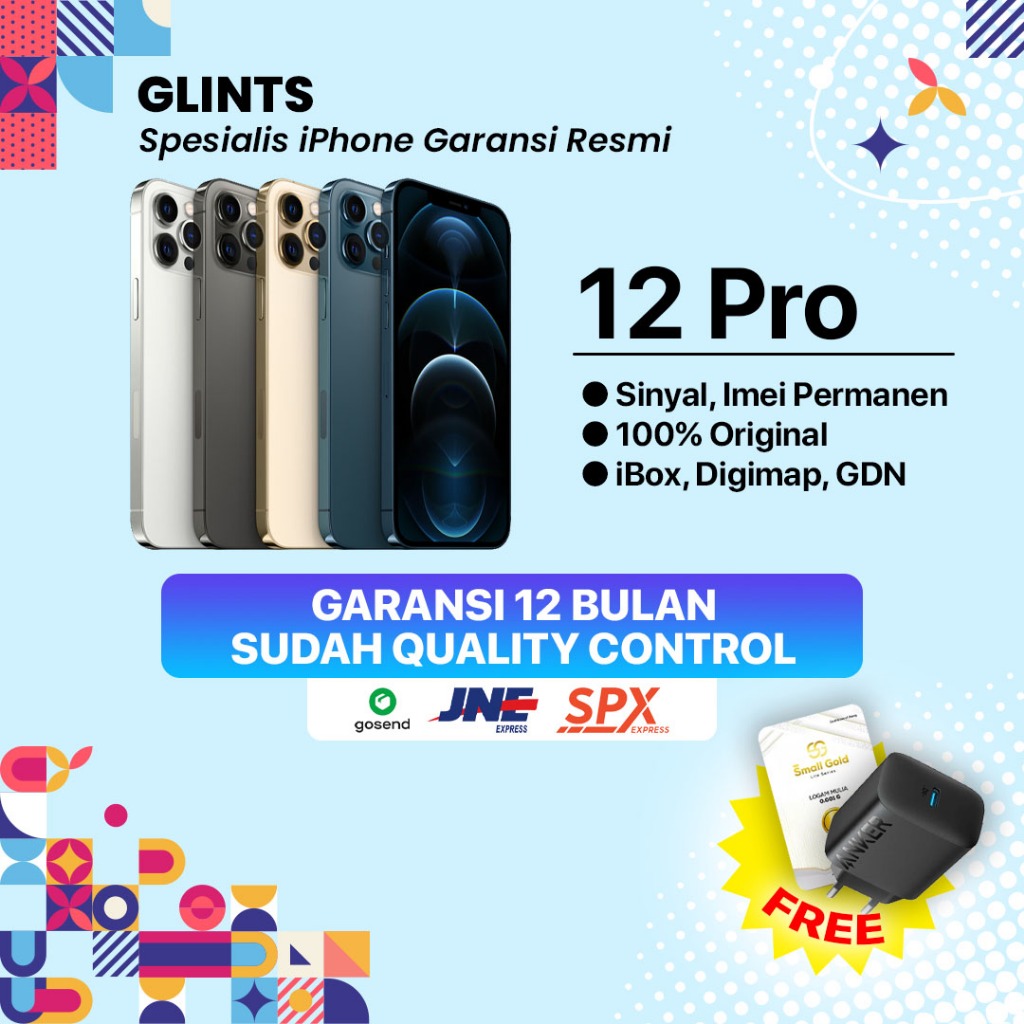 Apple iPhone 12 Pro 128GB/256GB | EX IBOX Indonesia