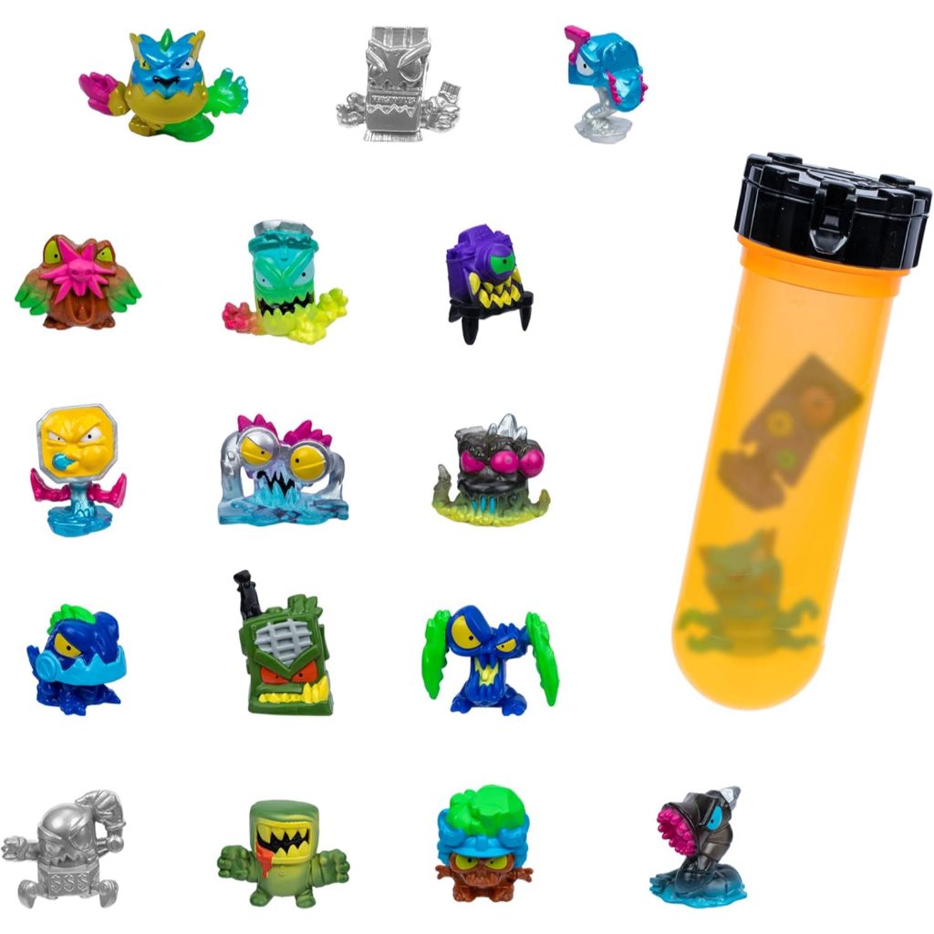 MrBeast Lab Swarms Series 2 Atomic Cash Case– 18-Pack Collectible Micro Beasts, Includes Exclusive U