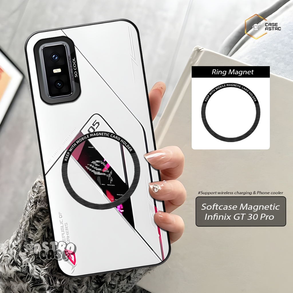 Case Magnet Infinix GT 30 Pro Ready All Type HP (Chat Admin) Case Support Magsafe / Phone Cooler Mag