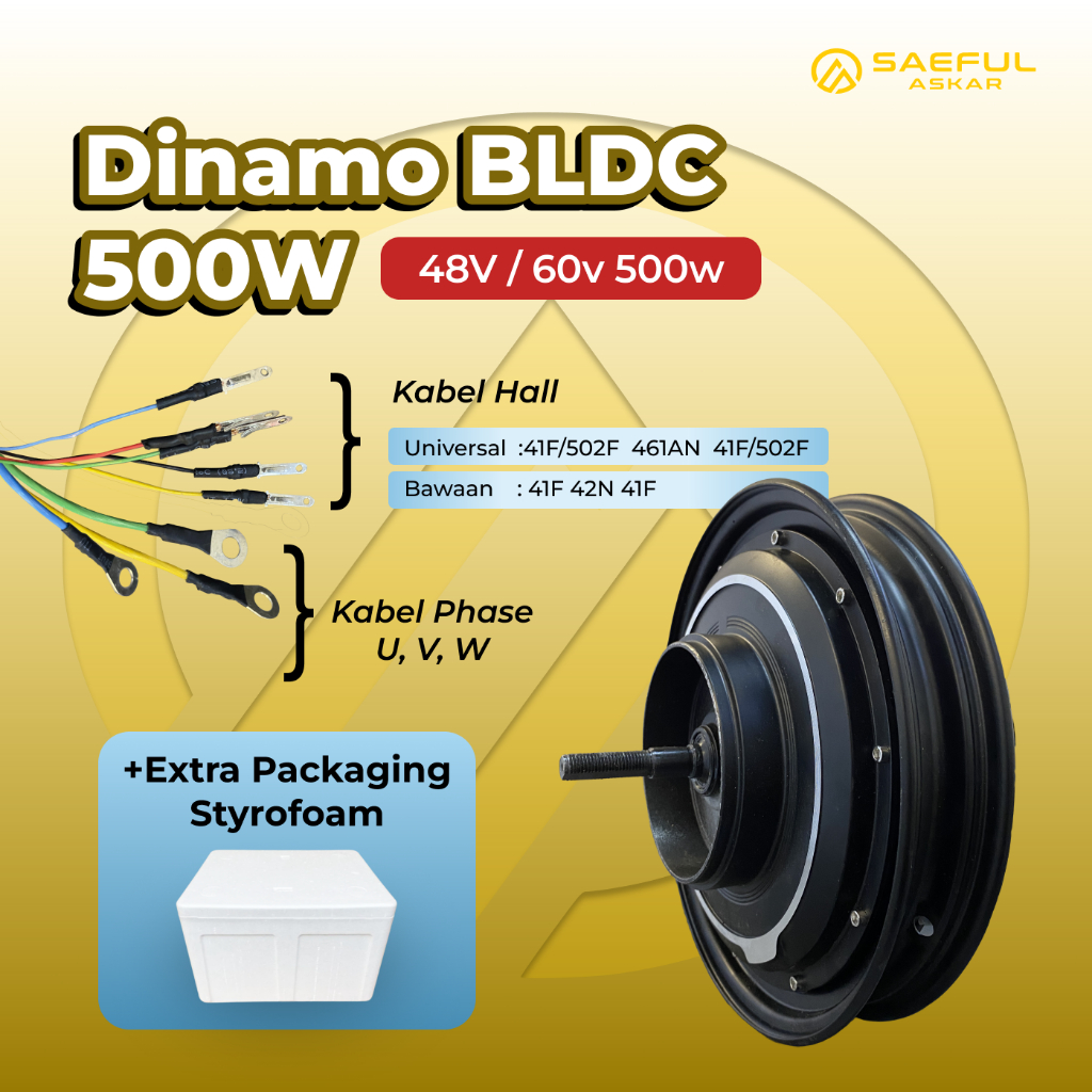 Dinamo BLDC 500W R14