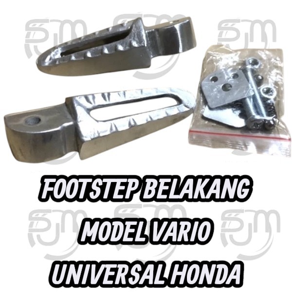 Footstep Step Pijakan Kaki Belakang Variasi CNC Motor Honda Beat Vario Scoopy Spacy Revo